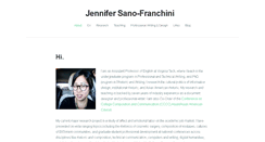 Desktop Screenshot of jsanofranchini.com